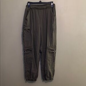 Ci Sono Women’s Cargo Pants - Dark Green Size S